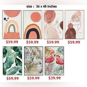 NEW! Canvas Print Wall Decor Art